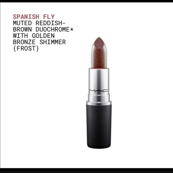 NIB 🌟 MAC Frost Lipstick in Shade “Spanish Fly - Picture 2 of 8